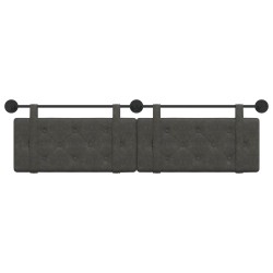 Tête de lit suspendue Noir PU antique 614381614381
