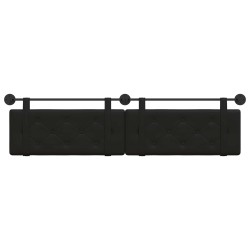 Tête de lit suspendue Noir Simili cuir 614383614383