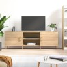 Meuble TV chêne sonoma 150x30x50 cm bois d'ingénierie 614388614388