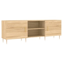 Meuble TV chêne sonoma 150x30x50 cm bois d'ingénierie 614388614388