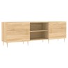 Meuble TV chêne sonoma 150x30x50 cm bois d'ingénierie 614388614388