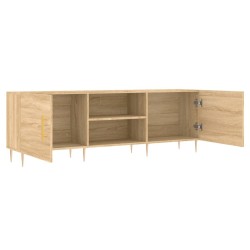 Meuble TV chêne sonoma 150x30x50 cm bois d'ingénierie 614388614388