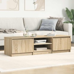 Meuble TV Chêne sonoma 140x40x35,5 cm Bois d'ingénierie 614390614390