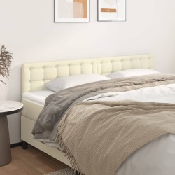 Têtes de lit Crème 160x5x78/88 cm Similicuir 614397614397