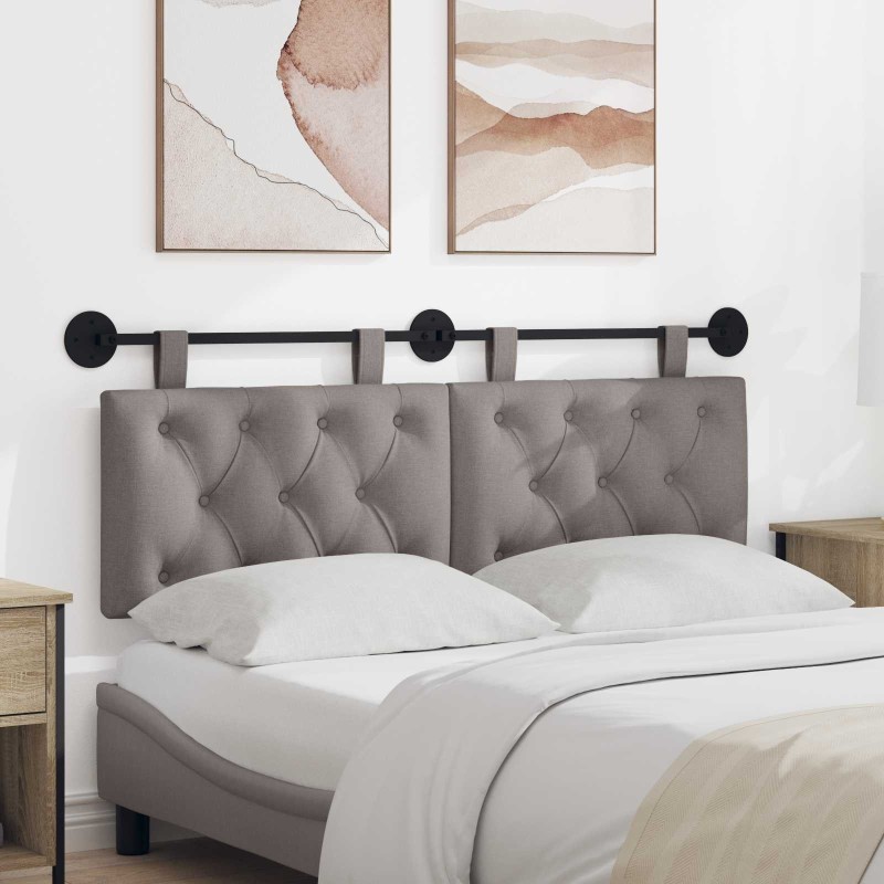 Tête de lit suspendue Taupe Tissu 614398614398