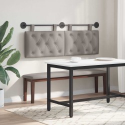 Tête de lit suspendue Taupe Tissu 614398614398