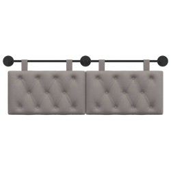 Tête de lit suspendue Taupe Tissu 614398614398