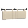 Tête de lit suspendue Crème Tissu 614400614400