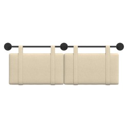 Tête de lit suspendue Crème Tissu 614400614400