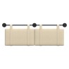 Tête de lit suspendue Crème Tissu 614400614400