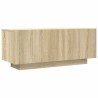 Meuble TV Chêne sonoma 100x35x40 cm Bois d'ingénierie 614402614402