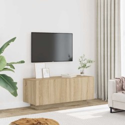 Meuble TV Chêne sonoma 100x35x40 cm Bois d'ingénierie 614402614402