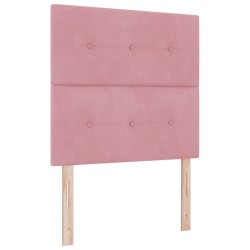 Tête de lit Rose 100 cm Velours 614405614405