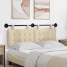 Tête de lit suspendue Avec lumière LED Crème Tissu 614408614408