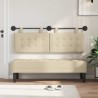 Tête de lit suspendue Avec lumière LED Crème Tissu 614408614408