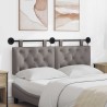 Tête de lit suspendue Avec lumière LED Taupe Tissu 614409614409