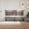 Tête de lit suspendue Avec lumière LED Taupe PU antique 614413614413