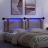 Tête de lit suspendue Avec lumière LED Taupe PU antique 614413614413