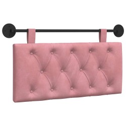 Tête de lit suspendue Avec lumière LED Rose Velours 614414614414