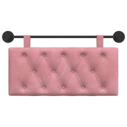 Tête de lit suspendue Avec lumière LED Rose Velours 614414614414