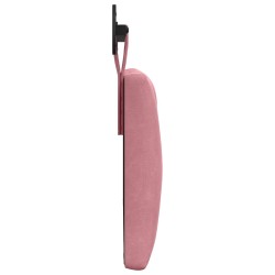 Tête de lit suspendue Avec lumière LED Rose Velours 614414614414