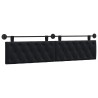 Tête de lit suspendue Avec lumière LED Noir Velours 614415614415