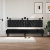 Tête de lit suspendue Avec lumière LED Noir Velours 614415614415