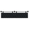 Tête de lit suspendue Avec lumière LED Noir Velours 614415614415