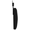 Tête de lit suspendue Avec lumière LED Noir Velours 614415614415