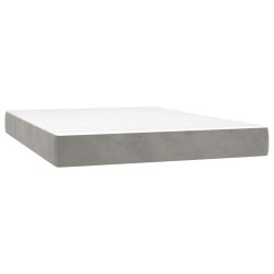 Matelas à ressorts ensachés 140 x 210 cm Gris clair 614422614422