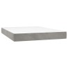 Matelas à ressorts ensachés 140 x 210 cm Gris clair 614422614422