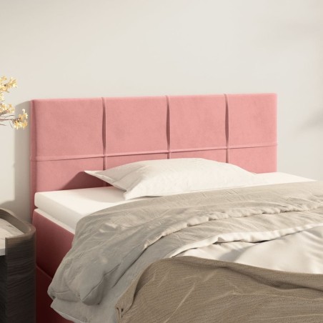 Tête de lit Rose 90x5x78/88 cm Velours 614424614424