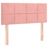 Tête de lit Rose 90x5x78/88 cm Velours 614424614424