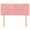 Tête de lit Rose 90x5x78/88 cm Velours 614424614424
