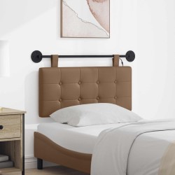 Tête de lit suspendue Avec lumière LED Cappuccino Simili cuir 614425614425