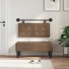 Tête de lit suspendue Avec lumière LED Cappuccino Simili cuir 614425614425