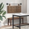 Tête de lit suspendue Avec lumière LED Cappuccino Simili cuir 614425614425