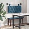 Tête de lit suspendue Avec lumière LED Bleu Velours 614427614427