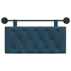 Tête de lit suspendue Avec lumière LED Bleu Velours 614427614427