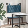 Tête de lit suspendue Avec lumière LED Bleu Velours 614428614428