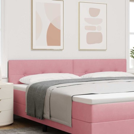 Tête de lit Rose 200 cm Velours 614429614429