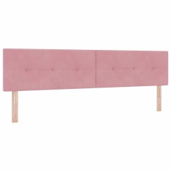 Tête de lit Rose 200 cm Velours 614429614429