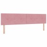 Tête de lit Rose 200 cm Velours 614429614429