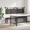 Tête de lit suspendue Avec lumière LED Noir PU antique 614432614432