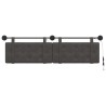 Tête de lit suspendue Avec lumière LED Noir PU antique 614432614432