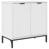 Meuble de Lavabo de Salle de Bain avec stockage Blanc brillant 614433614433