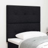 Tête de lit réglable en hauteur Noir 80 cm tissu 614434614434