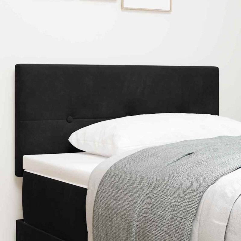 Tête de lit Noir 80 cm Velours 614435614435