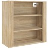 Armoire murale Chêne sonoma 80x33x80 cm Bois d'ingénierie 614436614436