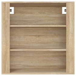Armoire murale Chêne sonoma 80x33x80 cm Bois d'ingénierie 614436614436